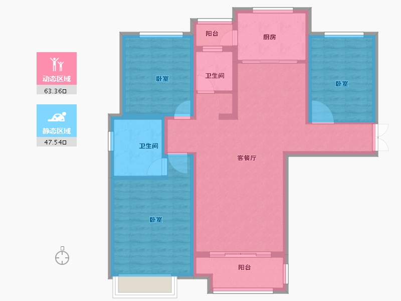 河南省-商丘市-绿色城邦2期-99.00-户型库-动静分区