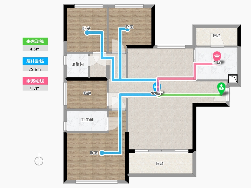 河南省-漯河市-恒大悦府-114.95-户型库-动静线