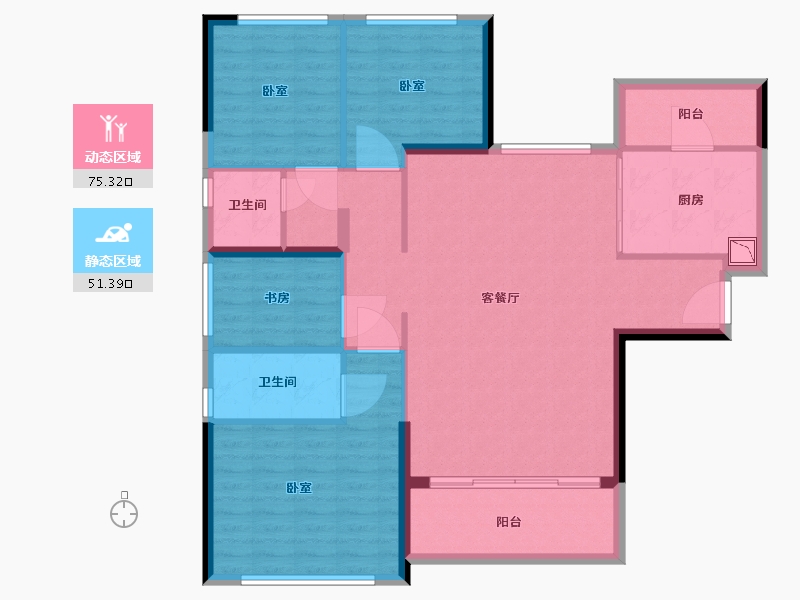 河南省-漯河市-恒大悦府-114.95-户型库-动静分区