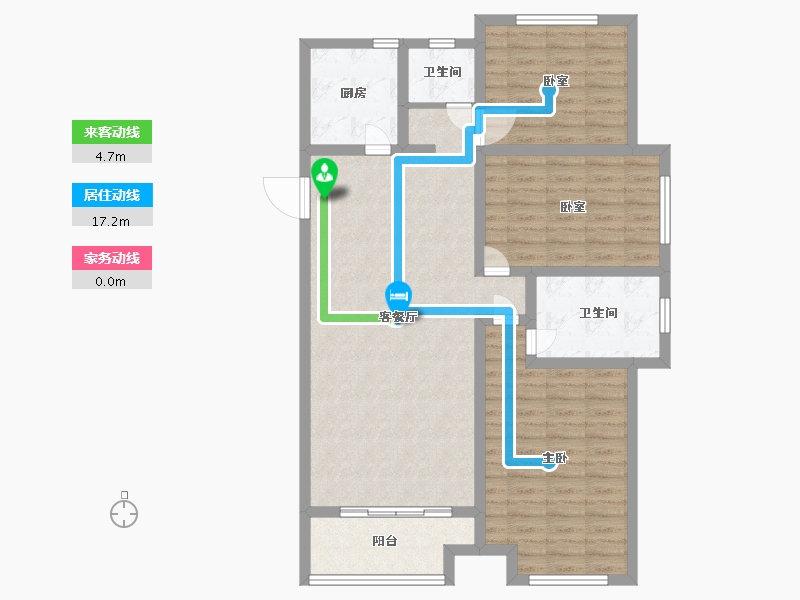 河南省-南阳市-金裕名门-101.92-户型库-动静线