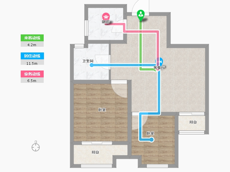 河南省-商丘市-天合·盛世龙城-72.01-户型库-动静线