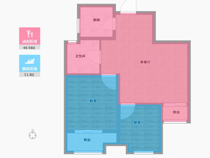 河南省-商丘市-天合·盛世龙城-72.01-户型库-动静分区