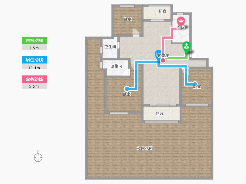 河南省-信阳市-金牛国际社区-224.60-户型库-动静线