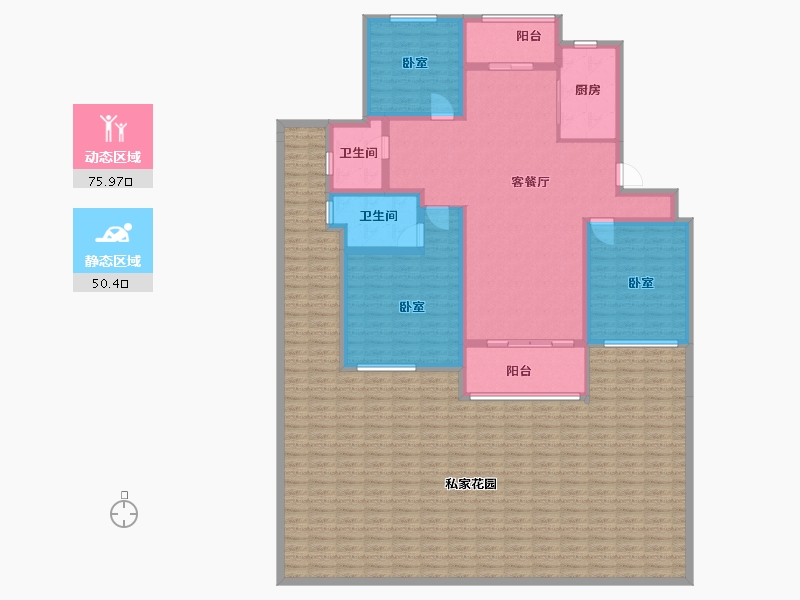 河南省-信阳市-金牛国际社区-224.60-户型库-动静分区