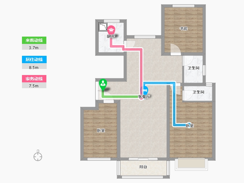 河南省-商丘市-海棠名苑-102.00-户型库-动静线