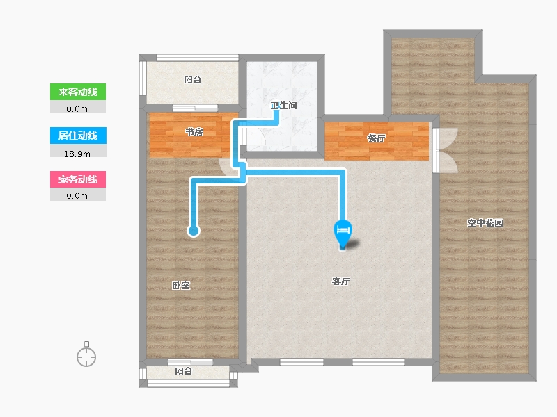 河南省-信阳市-金牛国际社区-118.90-户型库-动静线