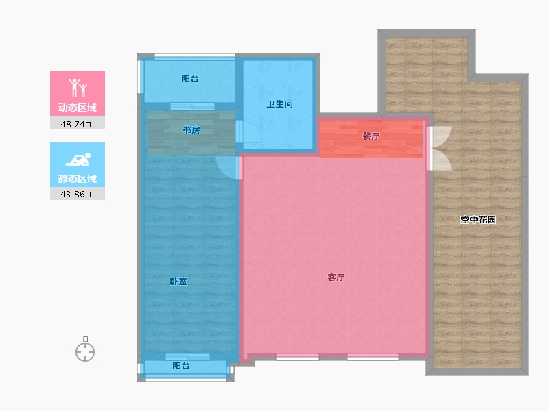 河南省-信阳市-金牛国际社区-118.90-户型库-动静分区