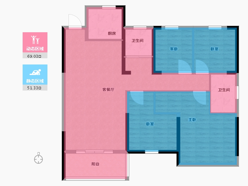 河南省-许昌市-中建观湖悦府-108.00-户型库-动静分区