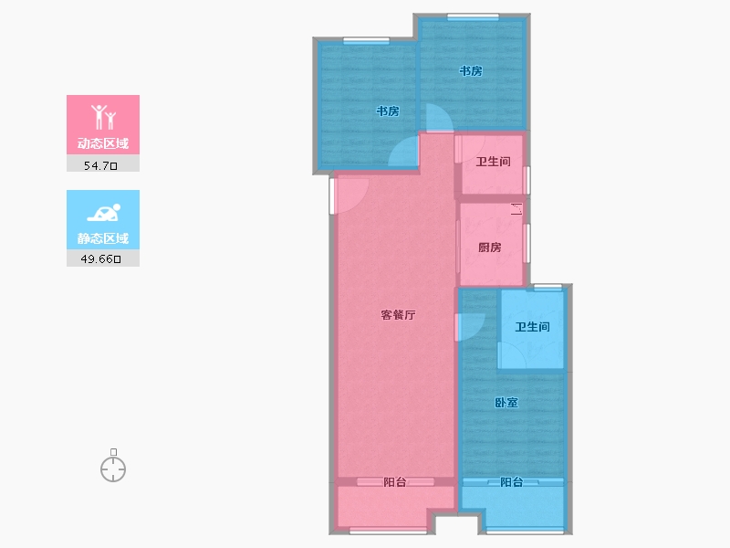 河南省-商丘市-中骏·云景台-94.00-户型库-动静分区