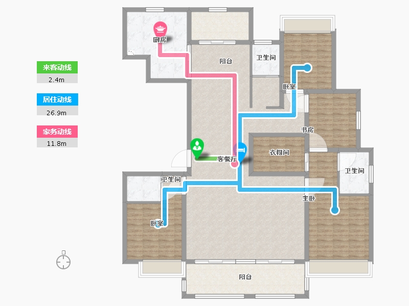 河南省-许昌市-腾飞洪河富贵-178.00-户型库-动静线