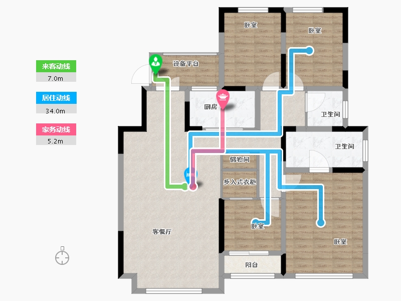 河南省-商丘市-归德华府-126.00-户型库-动静线