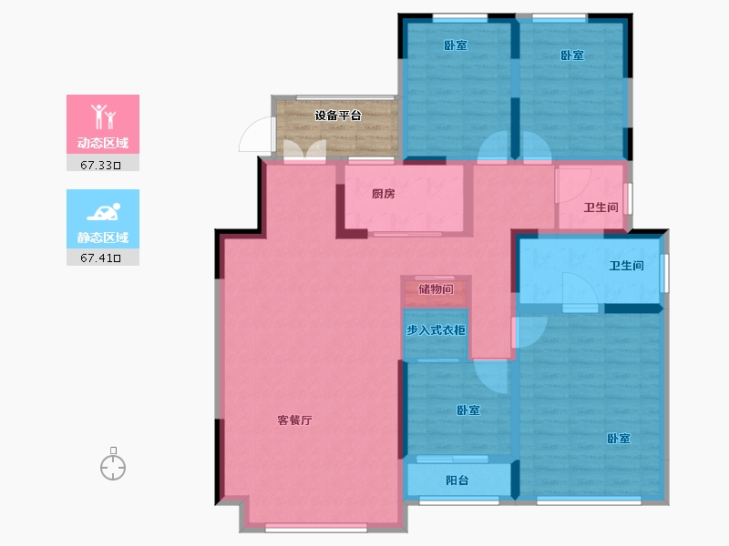 河南省-商丘市-归德华府-126.00-户型库-动静分区