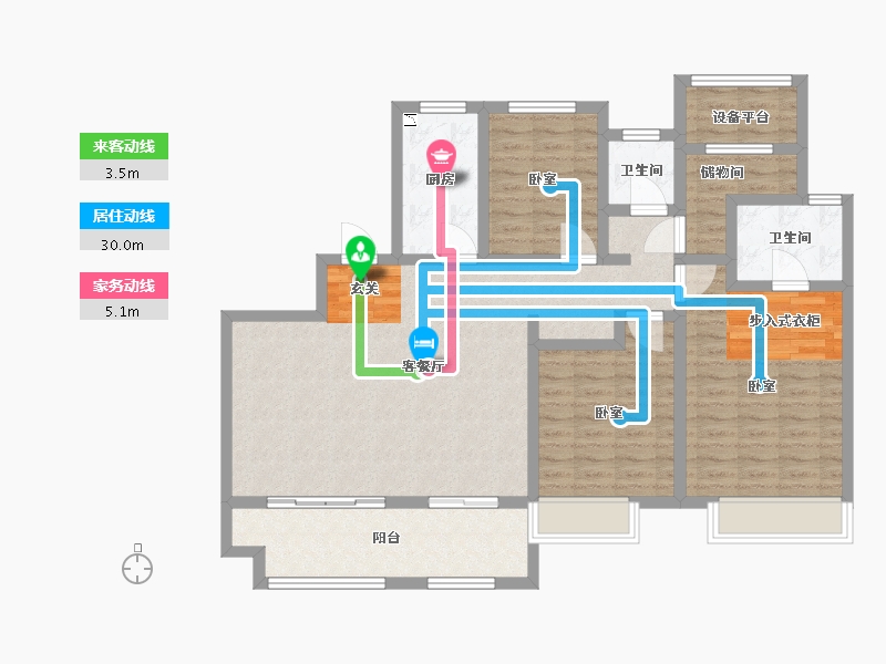 河南省-许昌市-建业臻悦汇-115.01-户型库-动静线