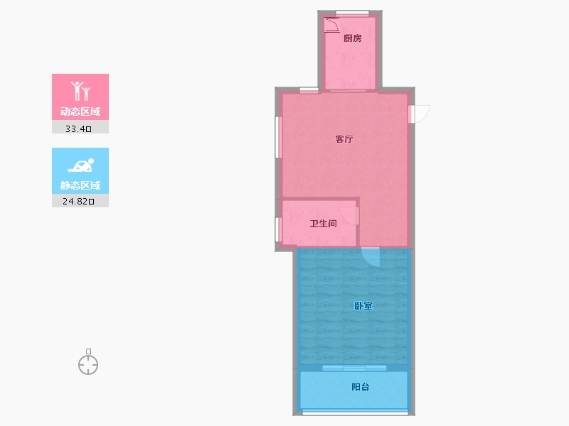 河南省-信阳市-金牛国际社区-52.26-户型库-动静分区