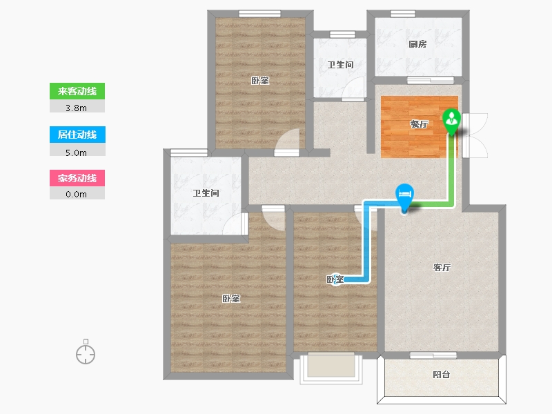 河南省-许昌市-香榭丽舍-107.70-户型库-动静线