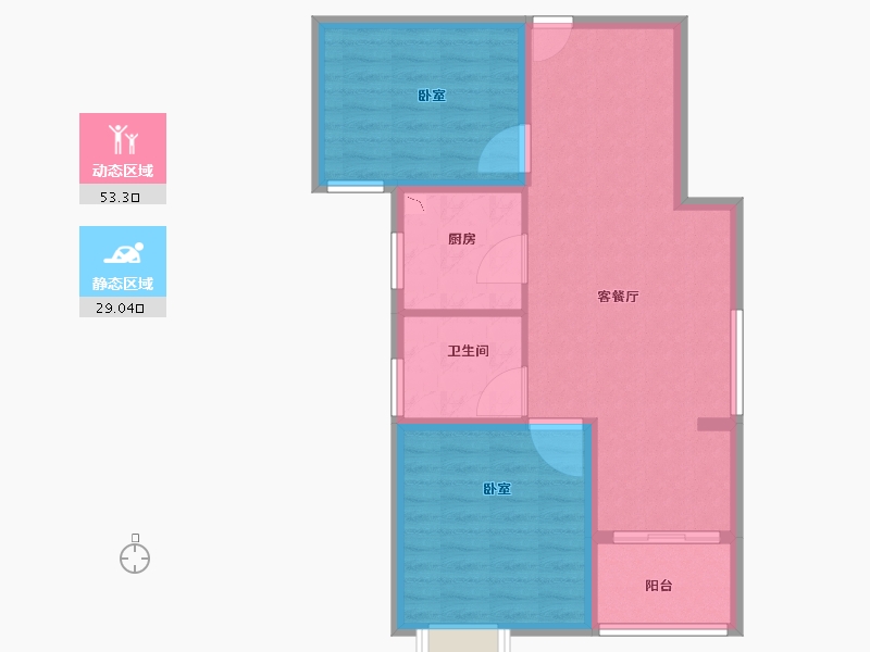 河南省-商丘市-恒基·东傲国际-74.01-户型库-动静分区