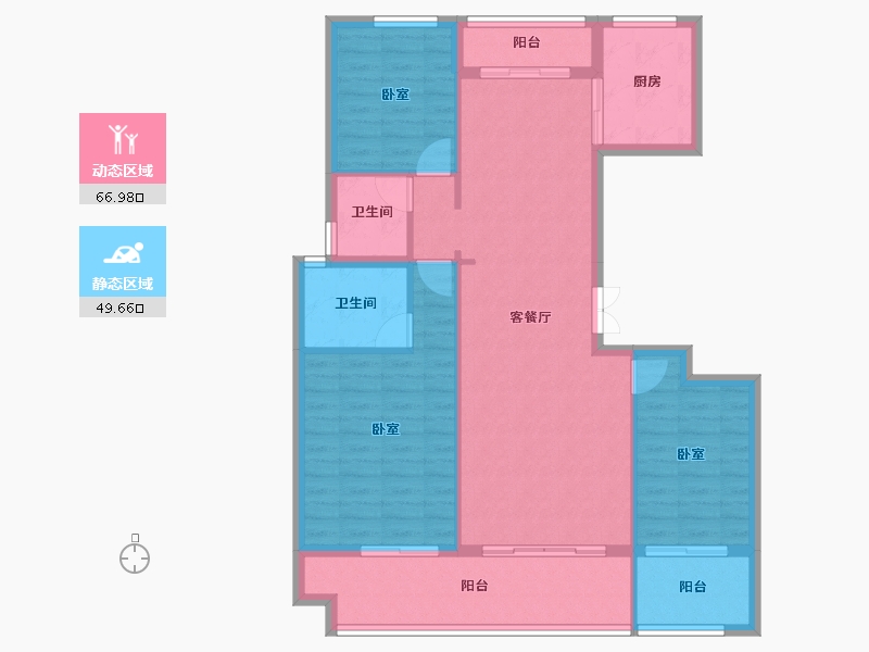 河南省-信阳市-桃李春风-106.00-户型库-动静分区