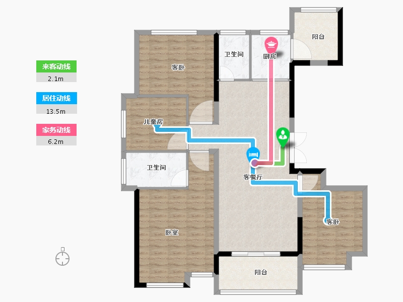 河南省-信阳市-佳和·熙岸-116.27-户型库-动静线