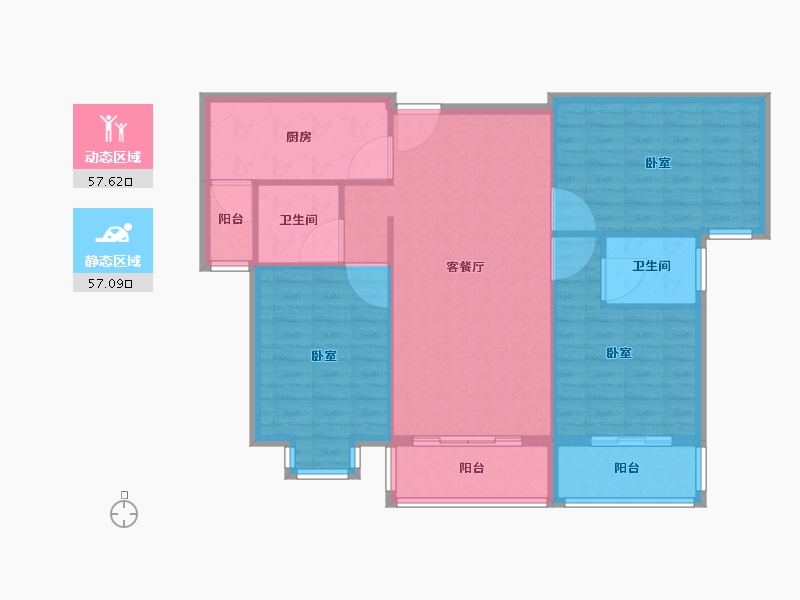 河南省-南阳市-儒林文化苑-104.99-户型库-动静分区