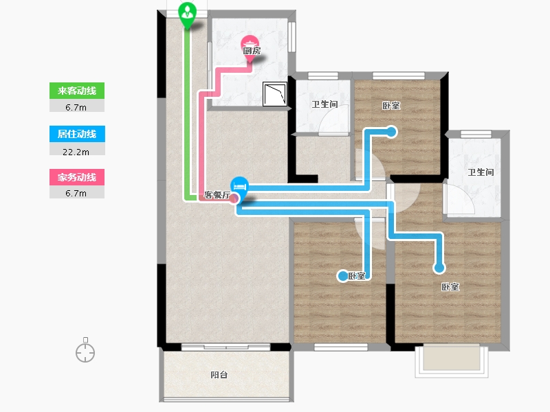 河南省-南阳市-春泽里-92.00-户型库-动静线