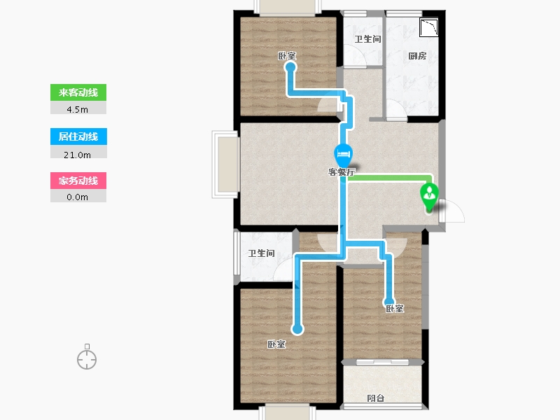 河南省-南阳市-龙都·臻品-101.00-户型库-动静线