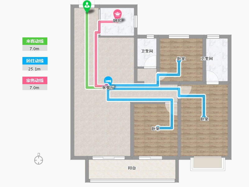 山东省-德州市-奥特莱斯·澜铂湾-113.00-户型库-动静线