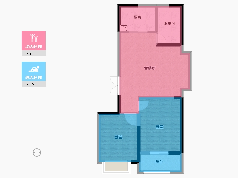 河南省-安阳市-锦瑞一品-63.01-户型库-动静分区