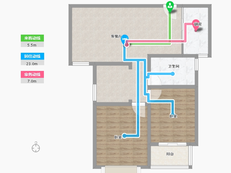 河南省-商丘市-高铁商城一期-87.00-户型库-动静线