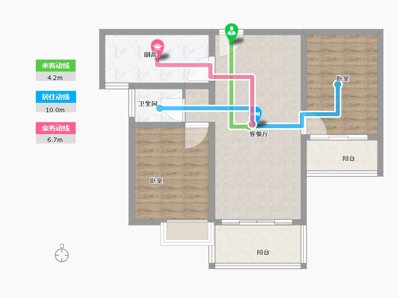 河南省-三门峡市-瑞德华府-77.00-户型库-动静线