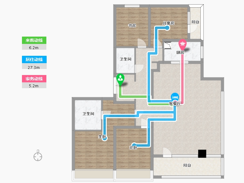 山东省-济南市-中海天钻-141.00-户型库-动静线