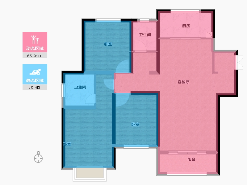 河南省-安阳市-合泰御园-104.00-户型库-动静分区