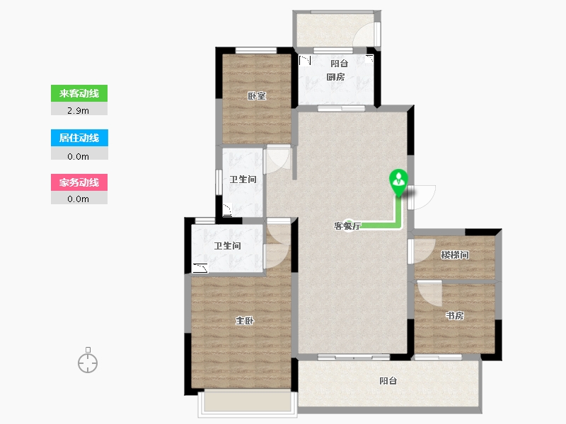 河南省-许昌市-保利堂悦-114.00-户型库-动静线