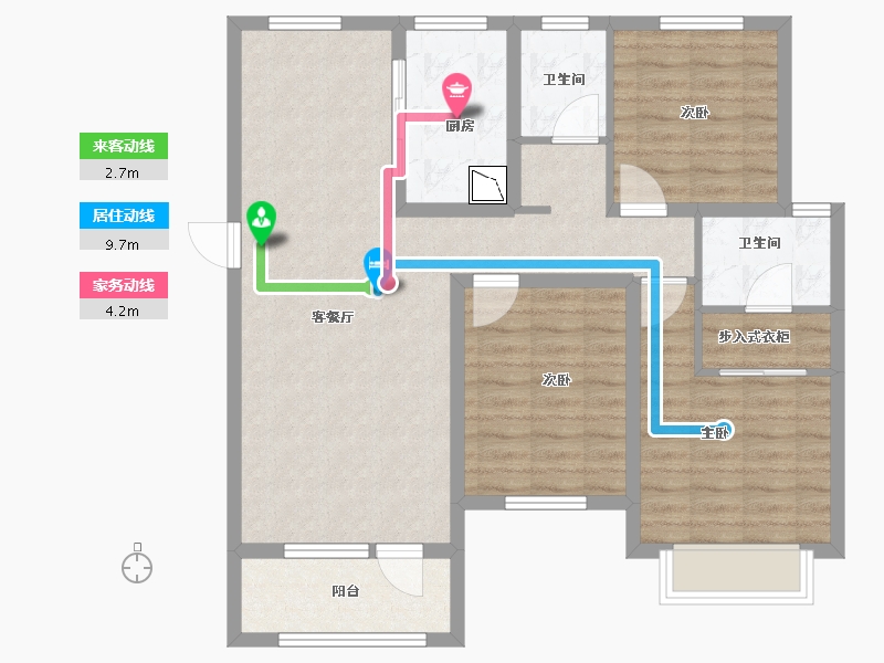 山东省-济南市-中海御景台-92.00-户型库-动静线