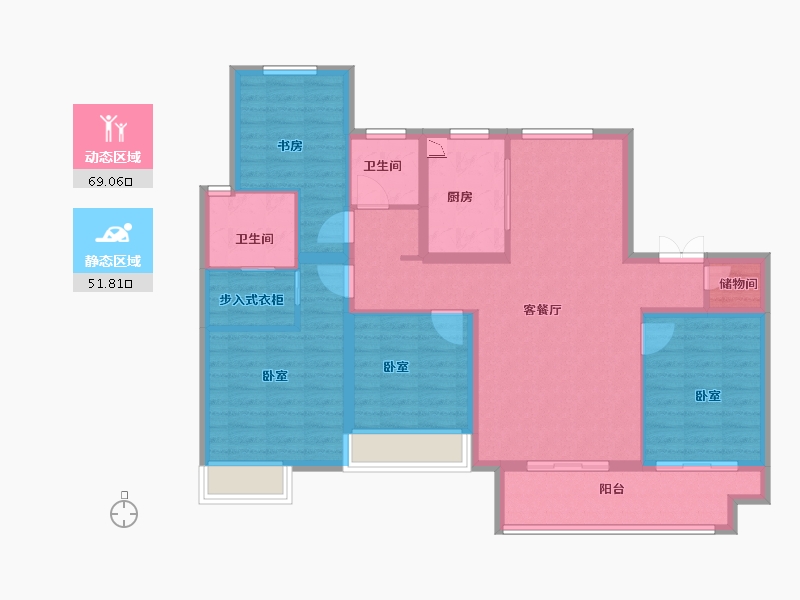 河南省-商丘市-国安·天悦城-108.00-户型库-动静分区