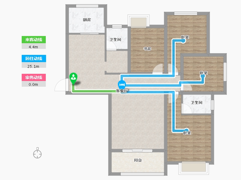 河南省-信阳市-林溪佳苑-109.99-户型库-动静线