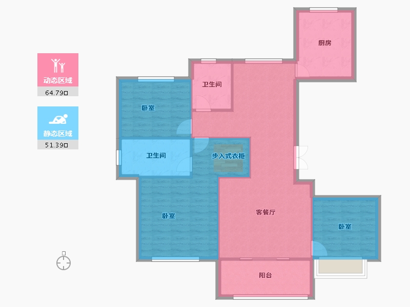 河南省-信阳市-西亚美悦城-106.00-户型库-动静分区