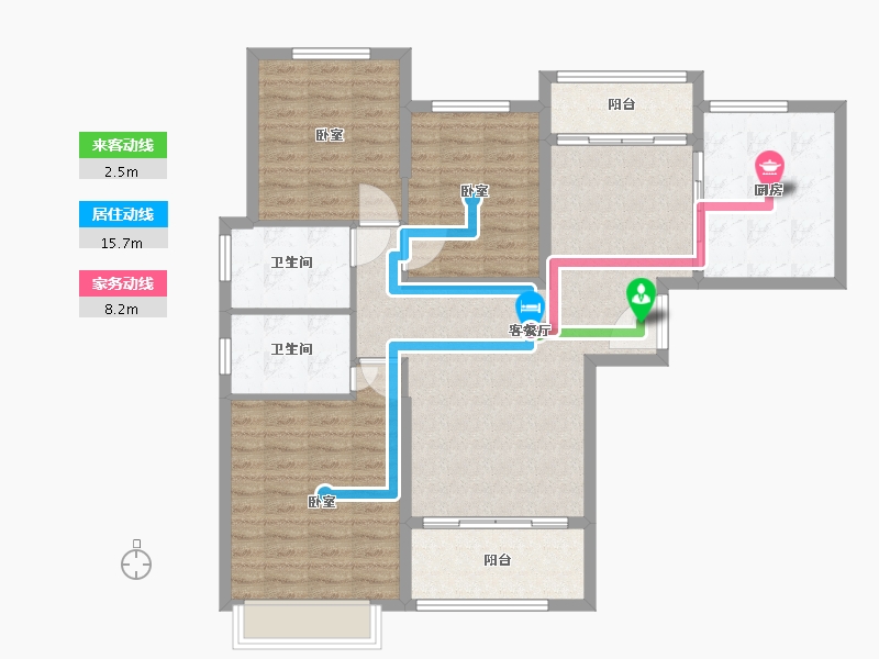 河南省-商丘市-翰林苑-106.00-户型库-动静线