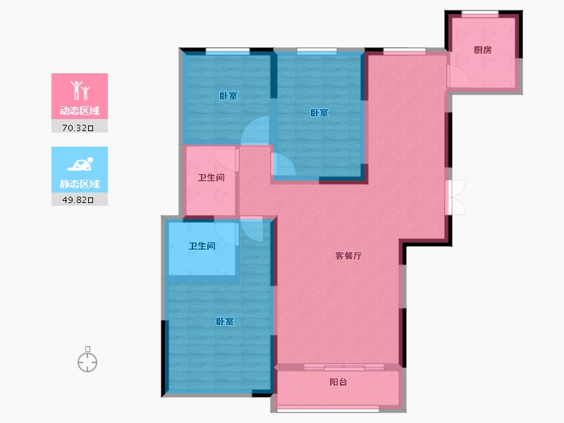 河南省-商丘市-尚锦华城-107.70-户型库-动静分区