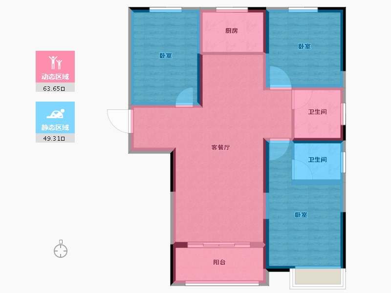 河南省-商丘市-同信府-101.00-户型库-动静分区