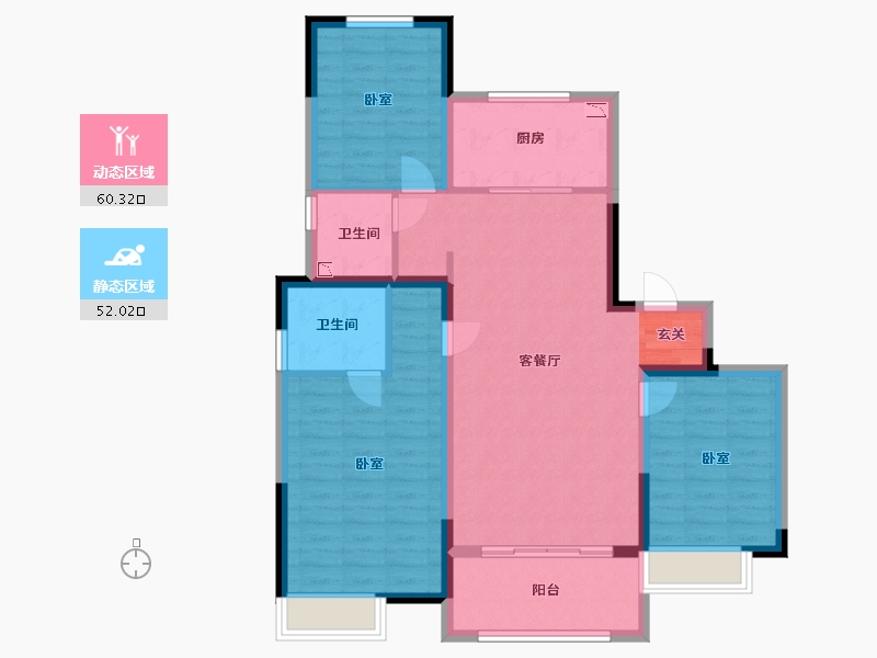 河南省-许昌市-当代宏安·满堂悦-101.01-户型库-动静分区