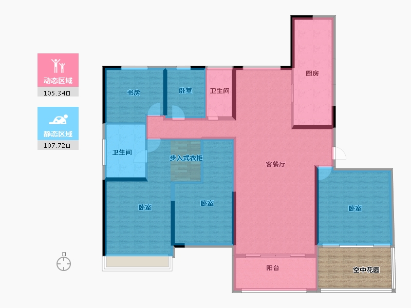 河南省-商丘市-碧桂园·城央学府-208.00-户型库-动静分区