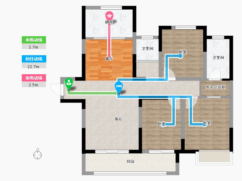 河南省-周口市-龙邦·华府-101.00-户型库-动静线