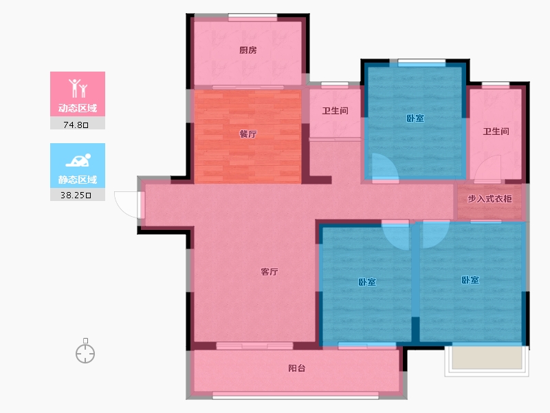 河南省-周口市-龙邦·华府-101.00-户型库-动静分区