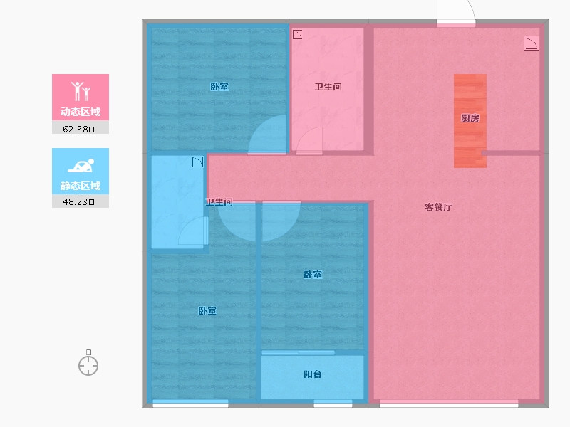 河南省-郑州市-名门天境-101.00-户型库-动静分区