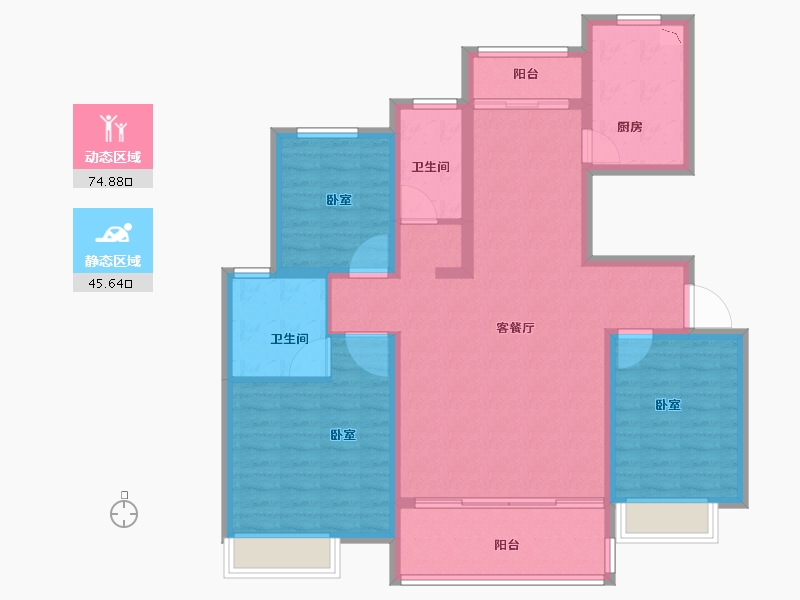 河南省-商丘市-柘城九如府-108.00-户型库-动静分区