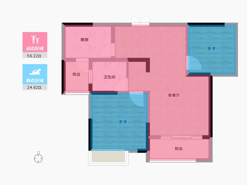 河南省-商丘市-尚锦华城-71.23-户型库-动静分区