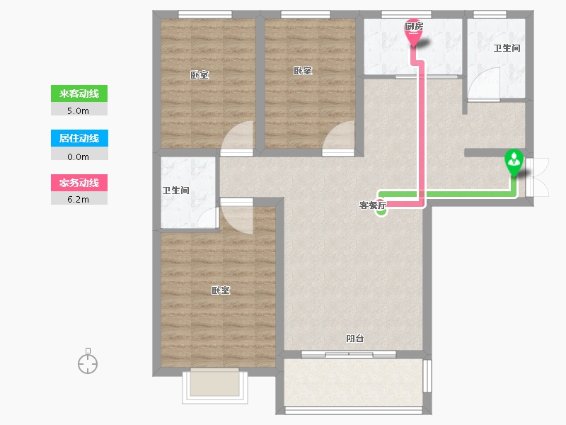 河南省-信阳市-育贤名居-99.86-户型库-动静线