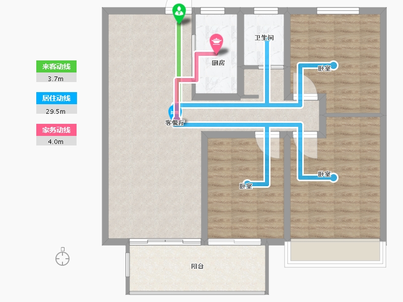 河南省-南阳市-邓州建业城-92.25-户型库-动静线