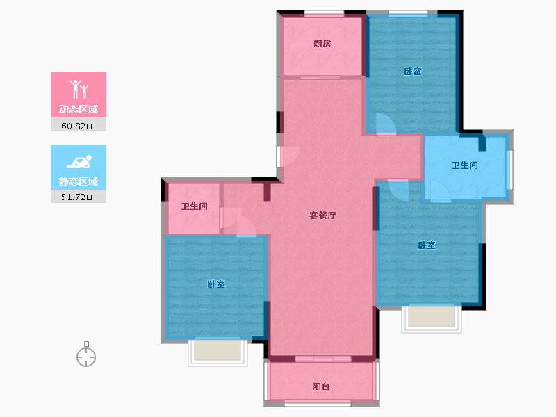 河南省-许昌市-锦绣苑-101.41-户型库-动静分区