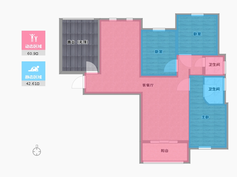 河南省-许昌市-盛亚名郡-106.54-户型库-动静分区